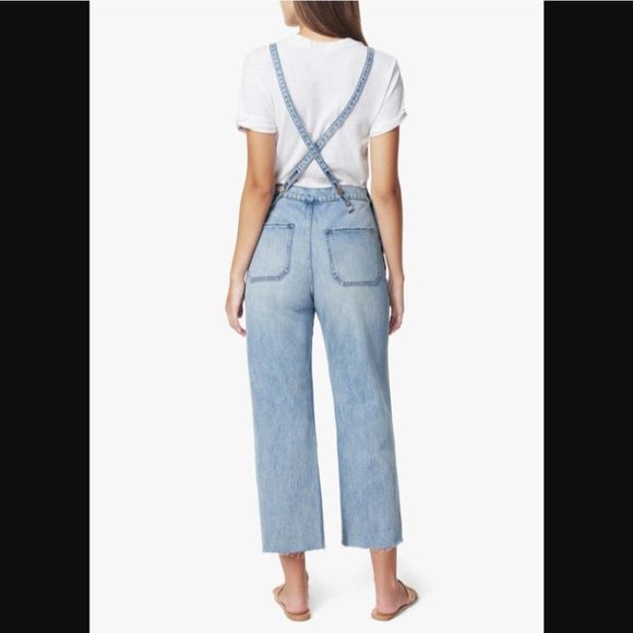 Joe's Captivate The Wide Leg High Rise Overall Jea - Picture 2 of 16